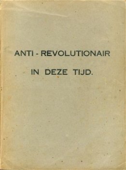 Red; Anti-Revolutionair in deze tijd - 1