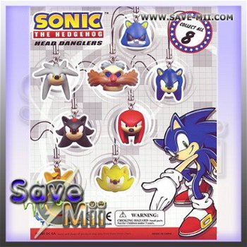 Gacha Sonic the Hedgehog Hangertje - 1