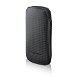 Samsung Lederen Pouch EF-C885FBE Zwart voor Samsung i8000 Om - 1 - Thumbnail