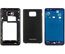 Samsung GT-i9100 Galaxy S II Cover Set Zwart, Nieuw, €56.95