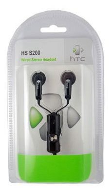 HTC Headset Stereo met ExtUSB HS S200 Zwart, Nieuw, €14.95