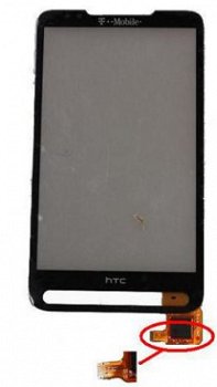 HTC HD2 Touch Unit (met T-Mobile logo), Nieuw, €29.95 - 1