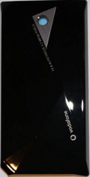 HTC Touch Diamond P3700 Accudeksel Gloss Zwart met Cameracov - 1