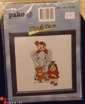 Pako borduurpakketje met een olifant (nieuw) - 1