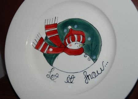 ** KERST - Mooi groot bord van Solids 