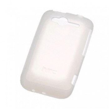 HTC TPU Silicone Case TP C611 Transparant Wit - 1