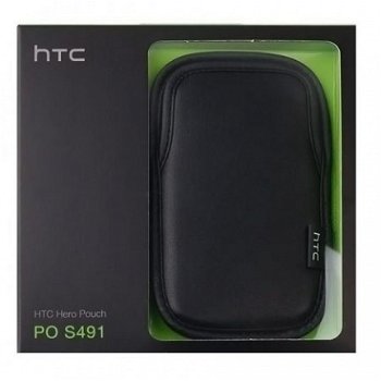 HTC Lederen Pouch PO S491 Zwart, Nieuw, €9.95 - 1