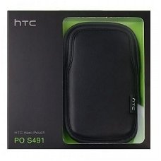 HTC Lederen Pouch PO S491 Zwart, Nieuw, €9.95