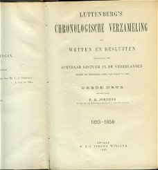 Luttenberg's Chronologische Verzameling 1813 - 1850