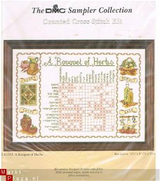 Opruiming  DMC Sampler collection A bouquet of Herbs K13356