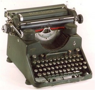 Antiek,1910, BAR-LOCK, TypeWriter, >>> www.SHOP151.nl - 1