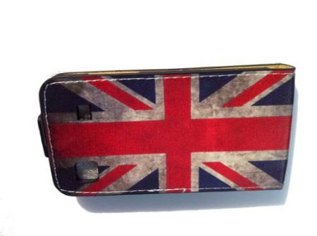 Leer Hoesje voor iPhone5, UK Flag, Nieuw, € 9.95 - 1