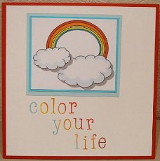 Zomaar kaart nr 45: color your life
