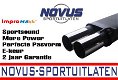 Novus Sport Einddemper BMW 3-serie 325i/328i 2x76mm - 1 - Thumbnail