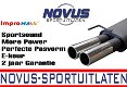 Novus Sport Einddemper BMW 1-serie 2x76mm Rond - 1 - Thumbnail