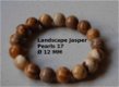 Landscape Jasper Jaspis bracelet elastisch Armband #4 - 1 - Thumbnail