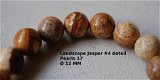 Landscape Jasper Jaspis bracelet elastisch Armband #4 - 1 - Thumbnail