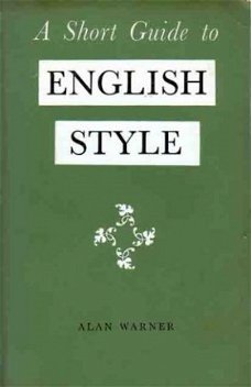 A short guide to English style