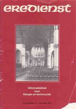 Eredienst. Informatieblad voor liturgie en muziek [themanumm - 1
