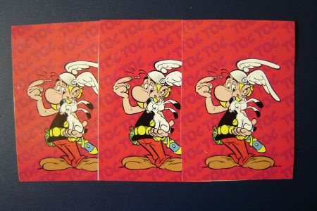 nr.150 3d Losse knip plaatjes Astrix / obelix - 1