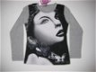 longsleeve met gezicht kleur wit in mt 110/116 nr 1622 - 1 - Thumbnail