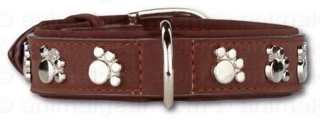 Halsband Artleather Silverpaws - Brown, Nieuw - 1