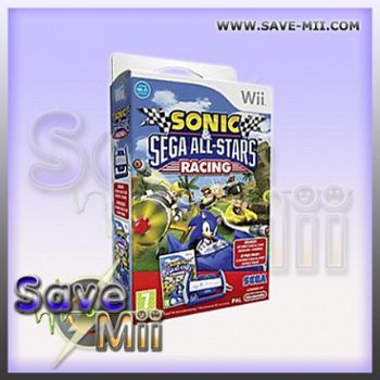 Wii - Sonic All Stars Racing & Stuur - 1