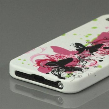 * Mooi wit siliconen IPhone 5 hoesje + Screen protector !! * - 1