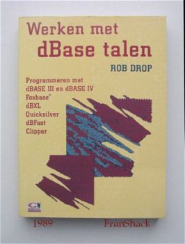 [1989] Werken met dBase talen, Drop(c)1986, GWBoeken - 1