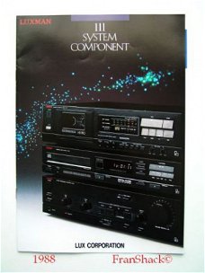 [1988] Luxman 111 System component, brochure, LuxCorporation