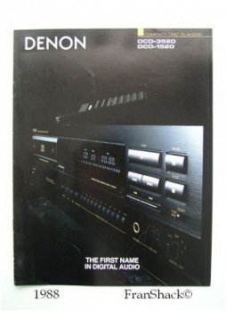 [1988] DENON CD-players, overzicht(E) ’89, Penhold - 1