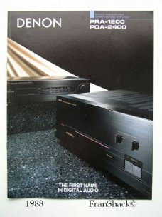 [1988] DENON Stereo Pre & Power Versterkers, ’89, Penhold