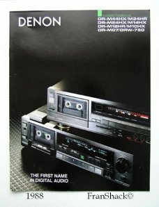 [1988] DENON Cassettedecks, overzicht’89, Penhold
