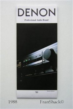 [1988] DENON Professional Audio Brand, overzicht‘89, Penhold - 1