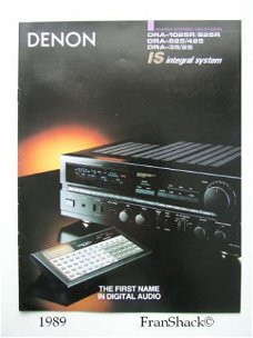 [1988] DENON AM/FM stereo receivers, overzicht ’89, Penhold