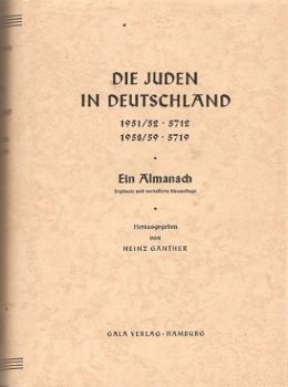 Heinz Ganther - Die Juden in Deutschland - 1