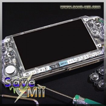 PSP3 - Faceplate (TRANSPARANT WIT) - 1