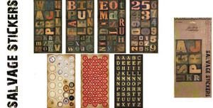 tim holtz idea-ology salvage stickers - 1