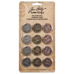 tim holtz idea-ology metal philosophy tags