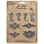 tim holtz idea-ology locket keys - 1