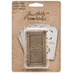 Tim Holtz idea-ology alpha cards (72 pieces)