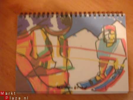 Herman Brood schets- of tekenboek 30x22 ringband nieuw - nr. 1