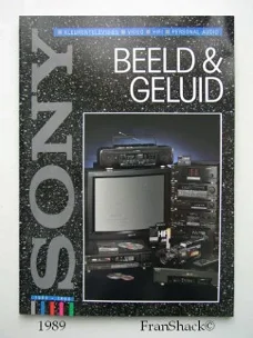 [1989] Sony Beeld&Geluid overzicht ‘89/90, Sony