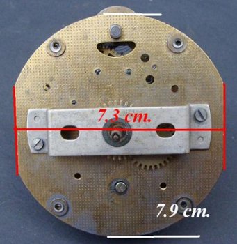 === Balans uurwerkje = Smiths Englisch Clocks = oud = 16040 - 3