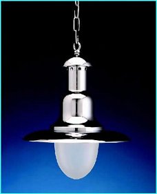 Hanglamp chroom scheepslamp visserslamp