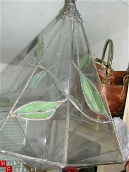 Tiffany plantenhanger 10 paneeltjes hoogte 60 cm - 1