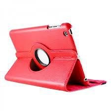 360 Rotation Folio Case voor iPad Mini Rood, Nieuw, €19