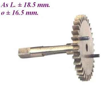 Minuutpijp = Franse pendule / regulateur =16085 - 1