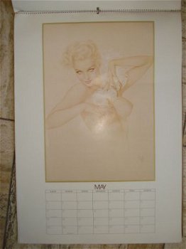 Kalender van Vargas 1980 compleet formaat 41 x 57 - 1