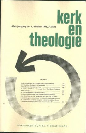 Kerk en Theologie oktober 1991 - nr. 1